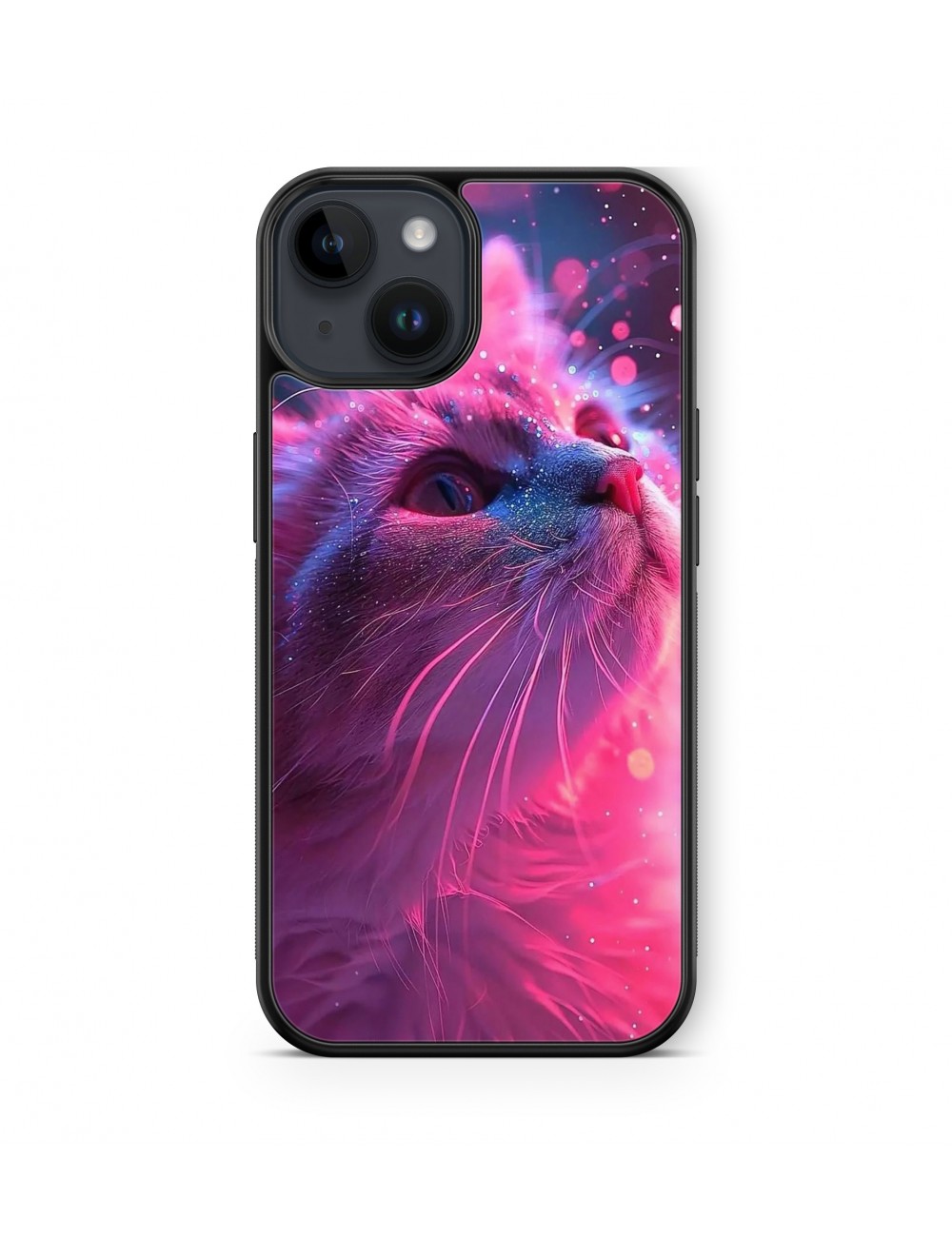 Coque iPhone et Samsung Chat Mignon Rose 