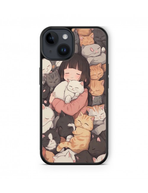 Coque iPhone et Samsung Manga chats Kawaii 