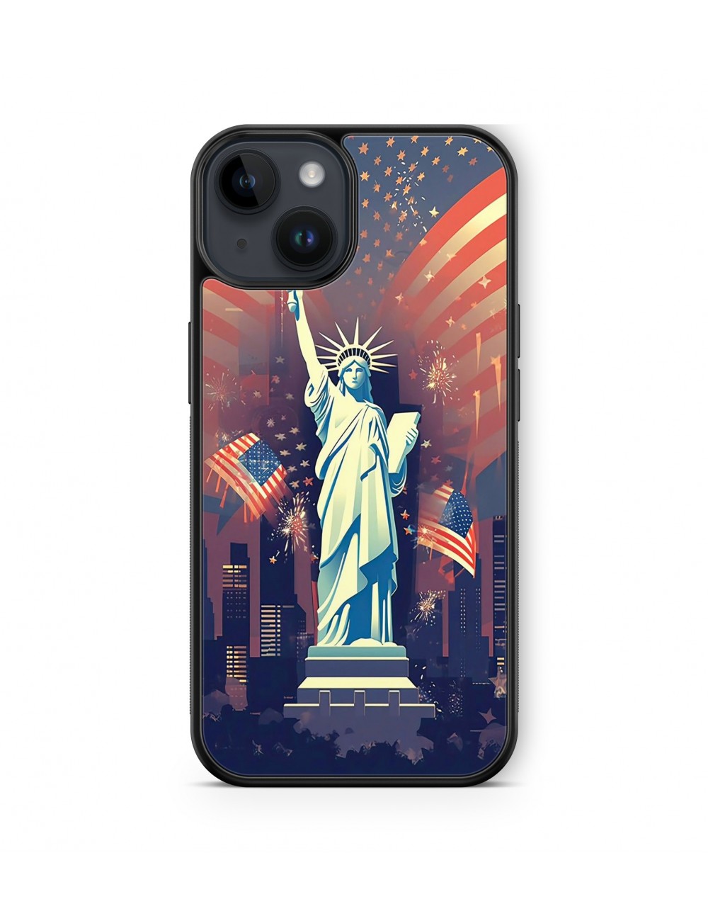 Coque iPhone et Samsung USA Statue de la liberté 