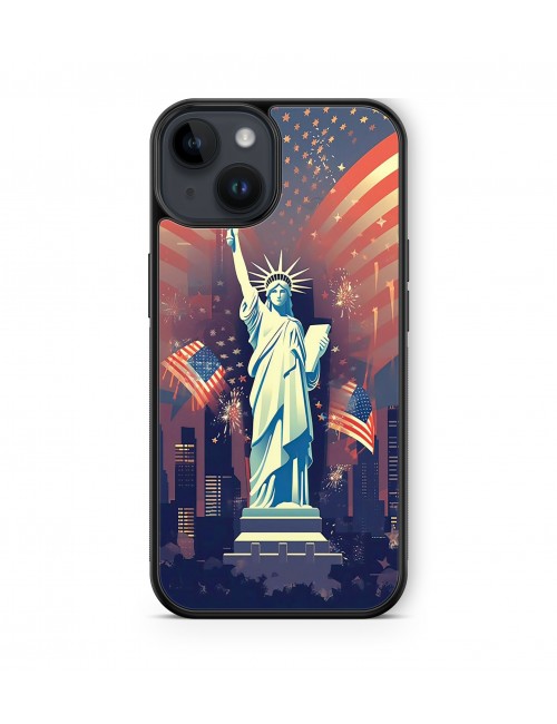 Coque iPhone et Samsung USA Statue de la liberté 