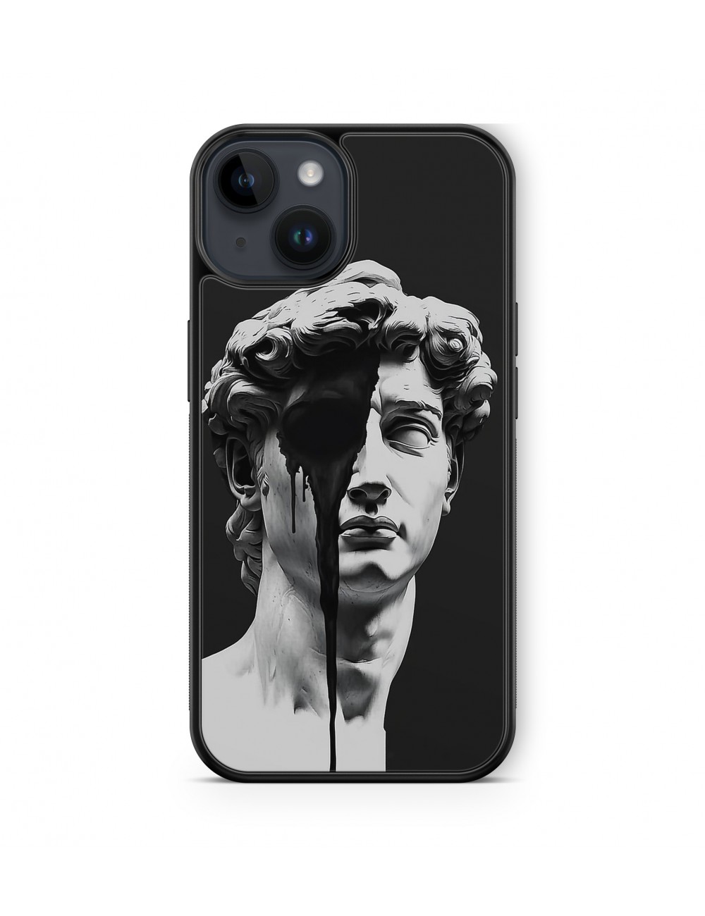 Coque iPhone et Samsung David Statue Romaine Noir et Blanc 