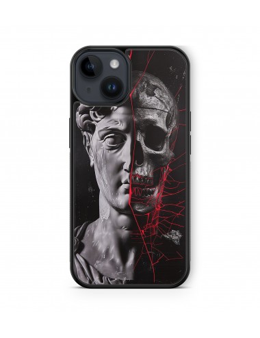 Coque iPhone et Samsung David Statue Romaine Tête de Mort 