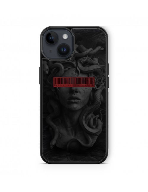 Coque iPhone et Samsung Statue Medusa Good Vibes Only 