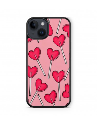 Coque iPhone et Samsung Sucettes Coeurs Lollipops 