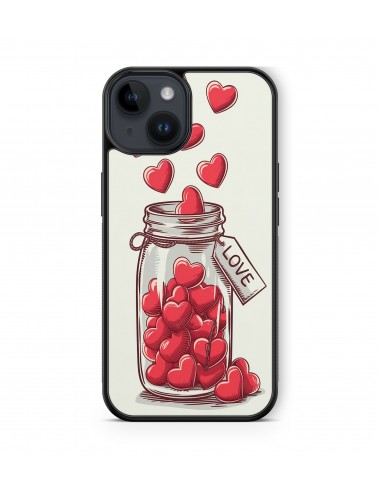 Coque iPhone et Samsung Bocal de Coeurs Love 