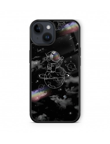 Coque iPhone et Samsung Astronaute Love Nuages 