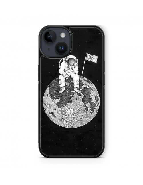 Coque iPhone et Samsung Astronaute sur la lune 