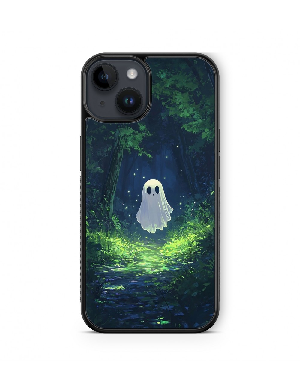 Coque iPhone et Samsung Fantôme Forêt Mignon 