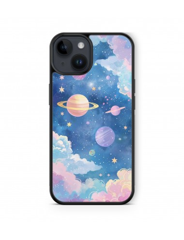 Coque iPhone et Samsung Planètes Espace Nuages 