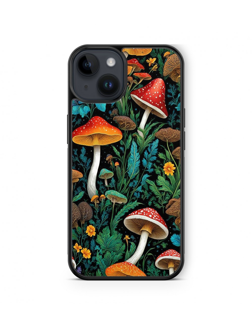 Coque iPhone et Samsung Champignons d'automne 