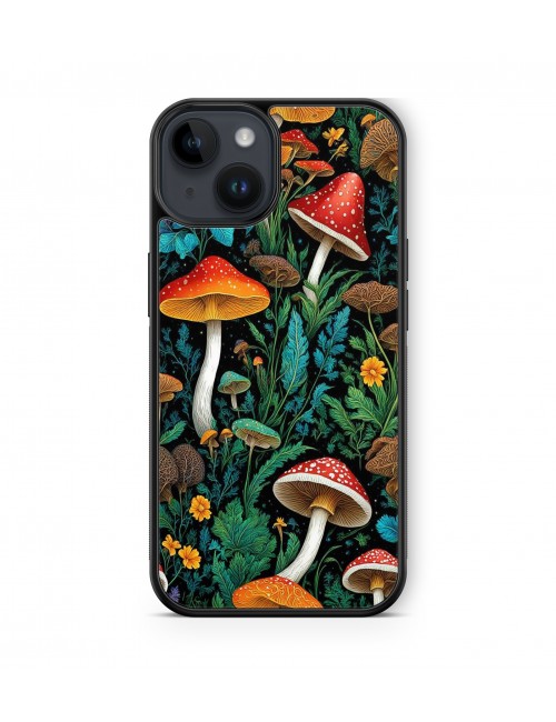 Coque iPhone et Samsung Champignons d'automne 