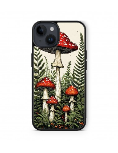 Coque iPhone et Samsung Champignons Vintage 