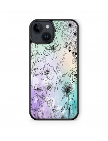 Coque iPhone et Samsung Fleurs Pastel 