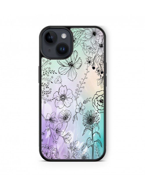 Coque iPhone et Samsung Fleurs Pastel 