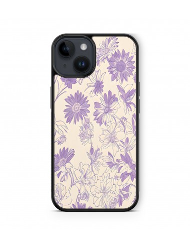 Coque iPhone et Samsung Fleurs Violettes 