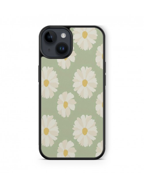 Coque iPhone et Samsung Paquerettes Marguerites Fleurs 