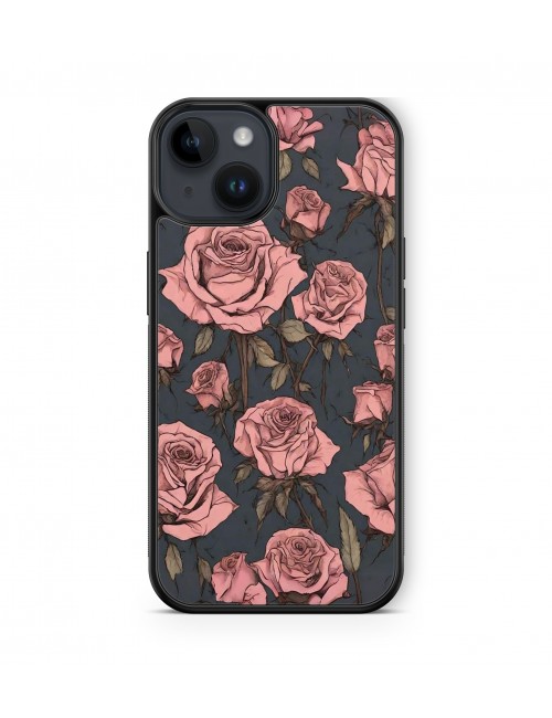 Coque iPhone et Samsung Roses Fleurs Vintage 