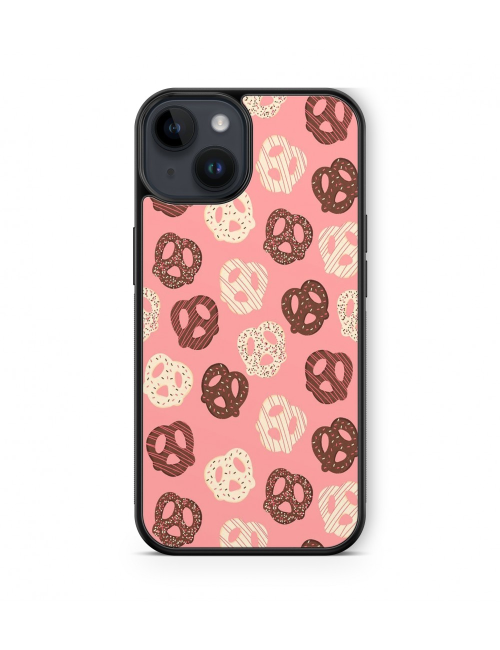 Coque iPhone et Samsung Bretzels Alsace Rose 