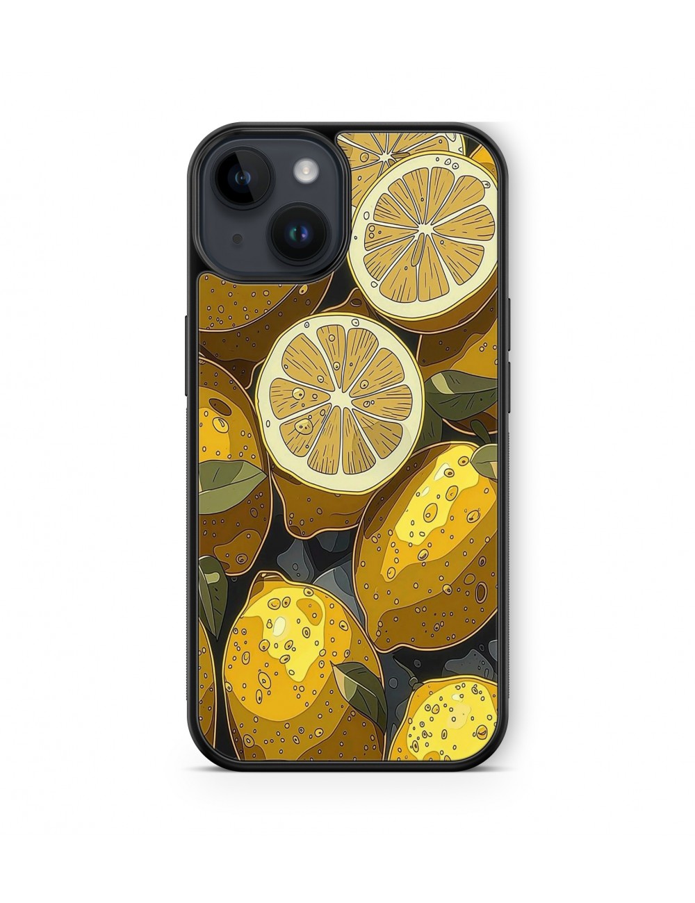 Coque iPhone et Samsung Citrons jaunes Agrumes 