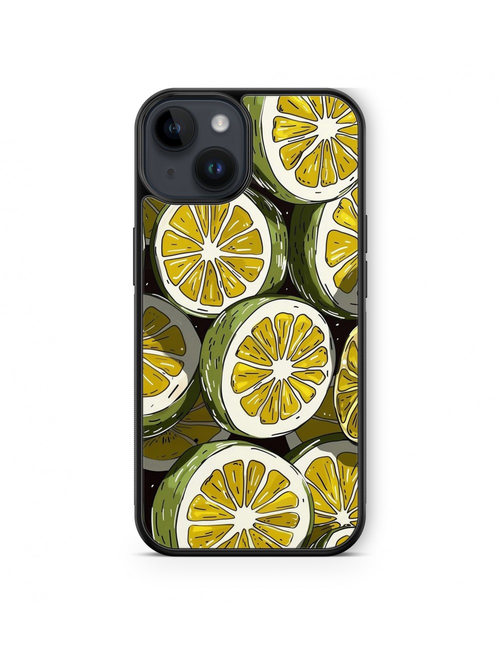 Coque iPhone et Samsung Citrons Verts 