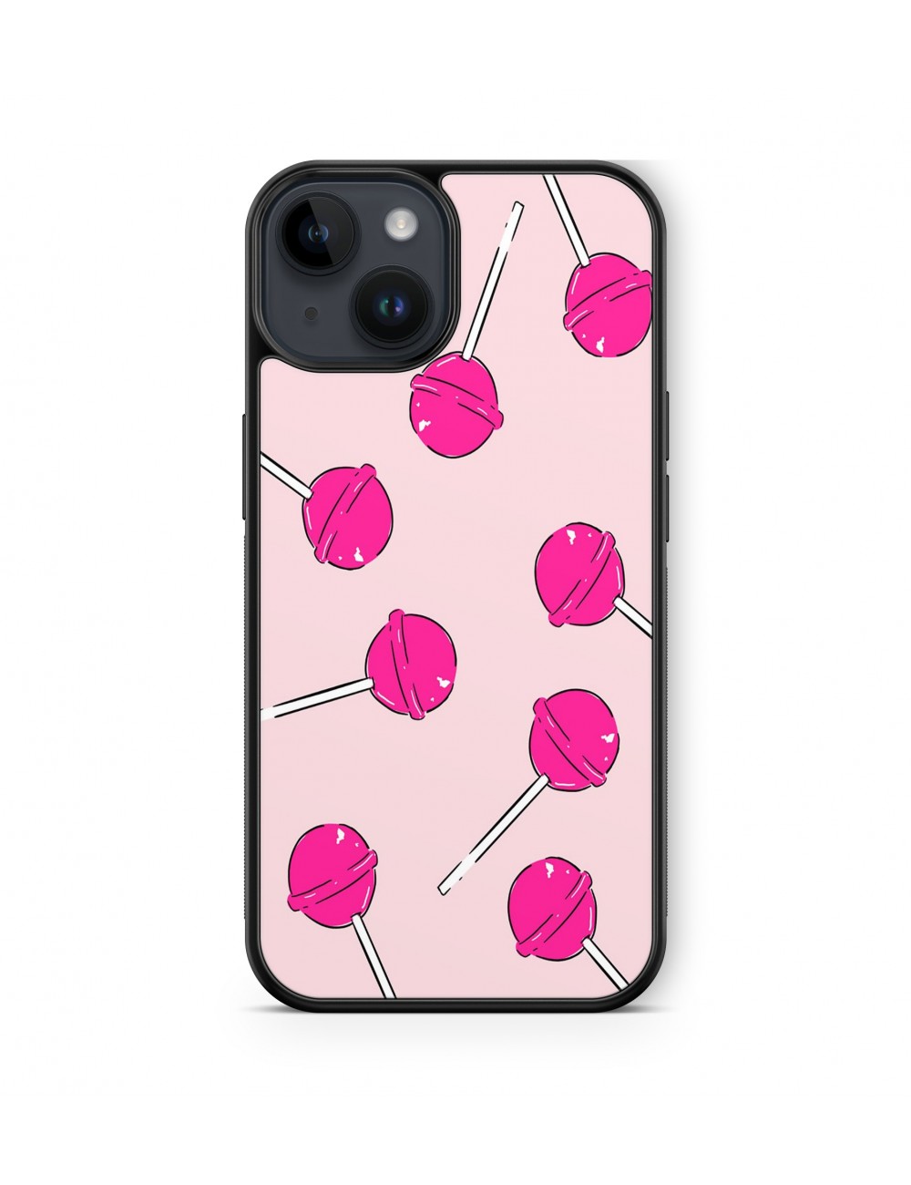 Coque iPhone et Samsung Sucettes Lollipops Roses 