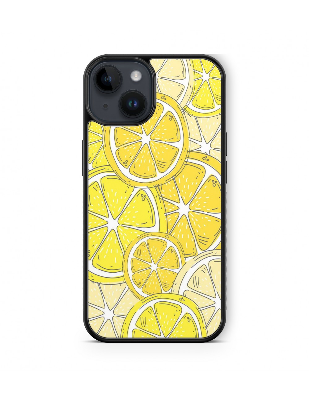 Coque iPhone et Samsung Tranches de Citron Jaune 