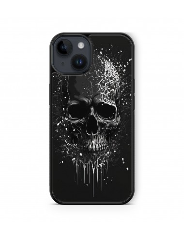 Coque iPhone et Samsung Tête de Mort Skull Fleurs Gothique (3) 