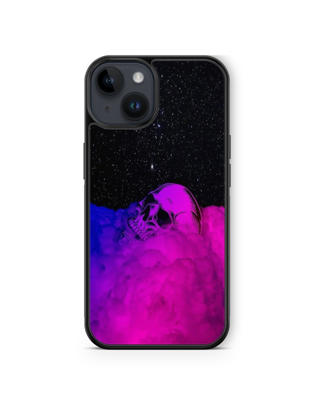 Coque iPhone et Samsung Tête de Mort Skull Fleurs Gothique (12) 