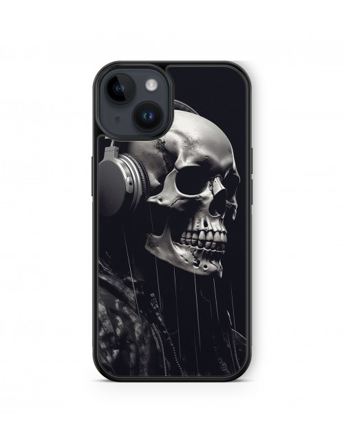 Coque iPhone et Samsung Tête de mort Skull Music 