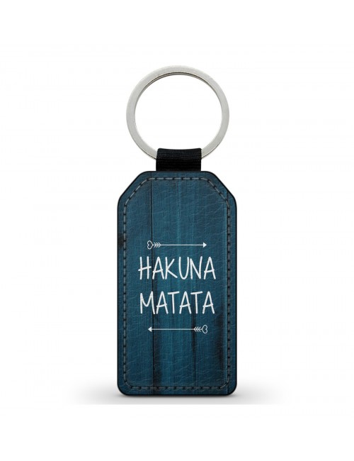 Porte-Clés en simili cuir Hakuna Matata 