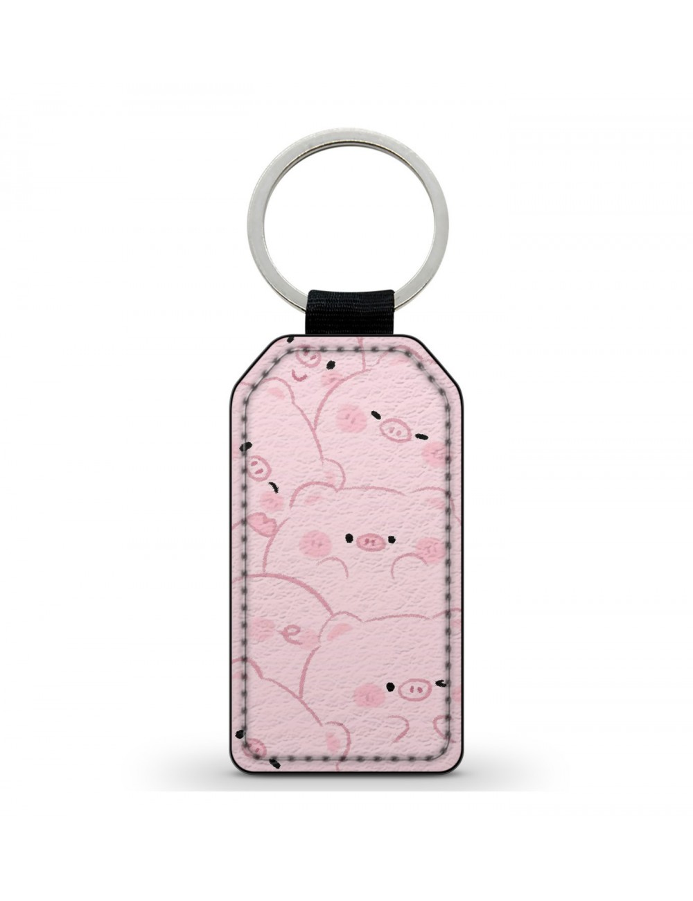 Porte-Clés en simili cuir Cochons Kawaii 