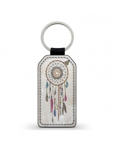 Porte-Clés en simili cuir Attrape-Rêves Dreamcatcher Indien (9) 