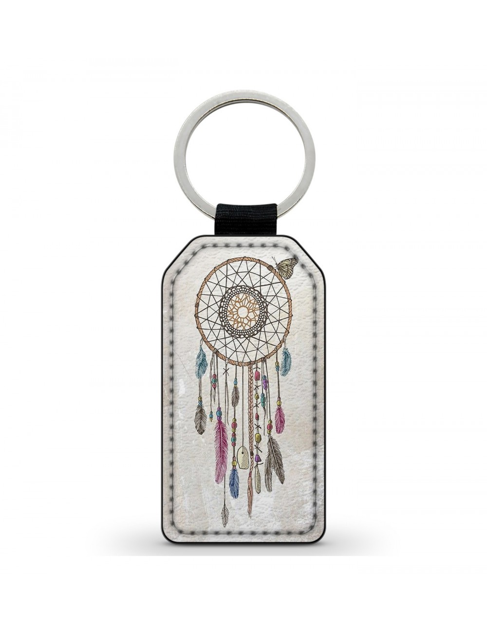 Porte-Clés en simili cuir Attrape-Rêves Dreamcatcher Indien (9) 