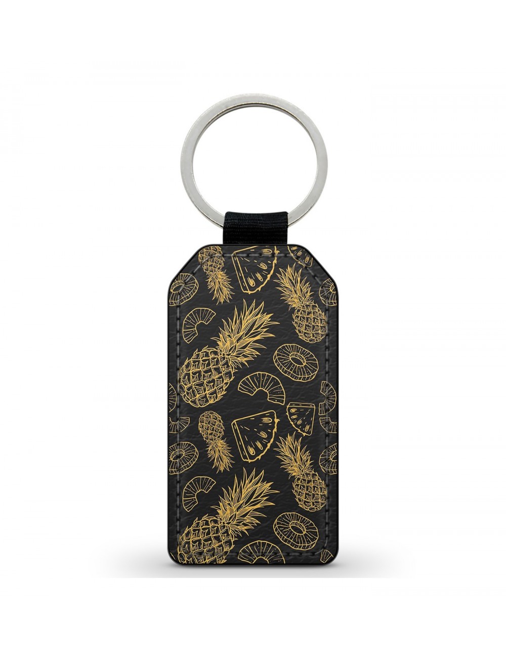 Porte-Clés en simili cuir Ananas Tropical 