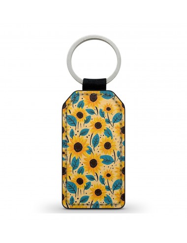 Porte-Clés en simili cuir Tournesol Sunflower 