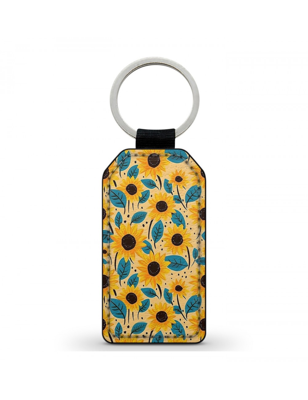 Porte-Clés en simili cuir Tournesol Sunflower 