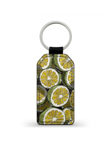 Porte-Clés en simili cuir Citrons Verts 