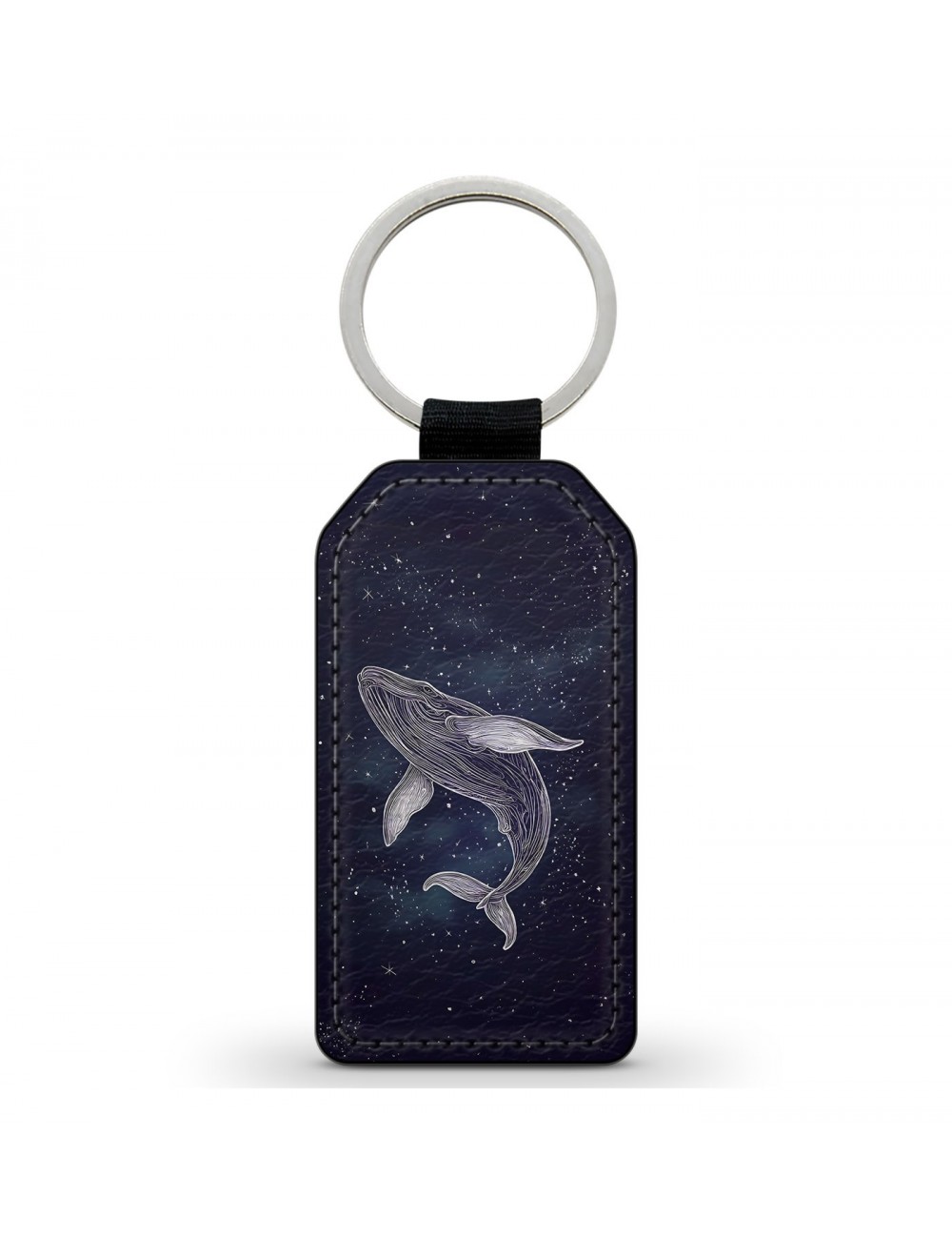 Porte-Clés en simili cuir Baleine Bleue Porte-Clés en simili cuir Baleine Bleue