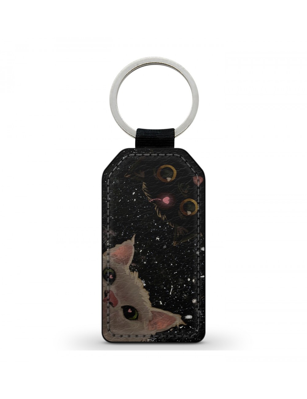 Porte-Clés en simili cuir Chats Galaxie Porte-Clés en simili cuir Chats Galaxie