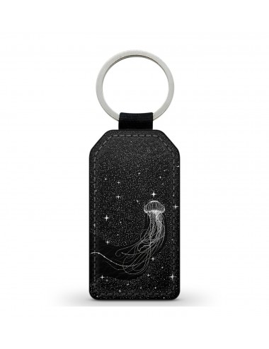 Porte-Clés en simili cuir Méduses et Etoiles 