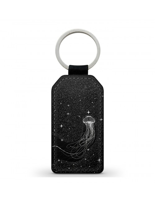 Porte-Clés en simili cuir Méduses et Etoiles 
