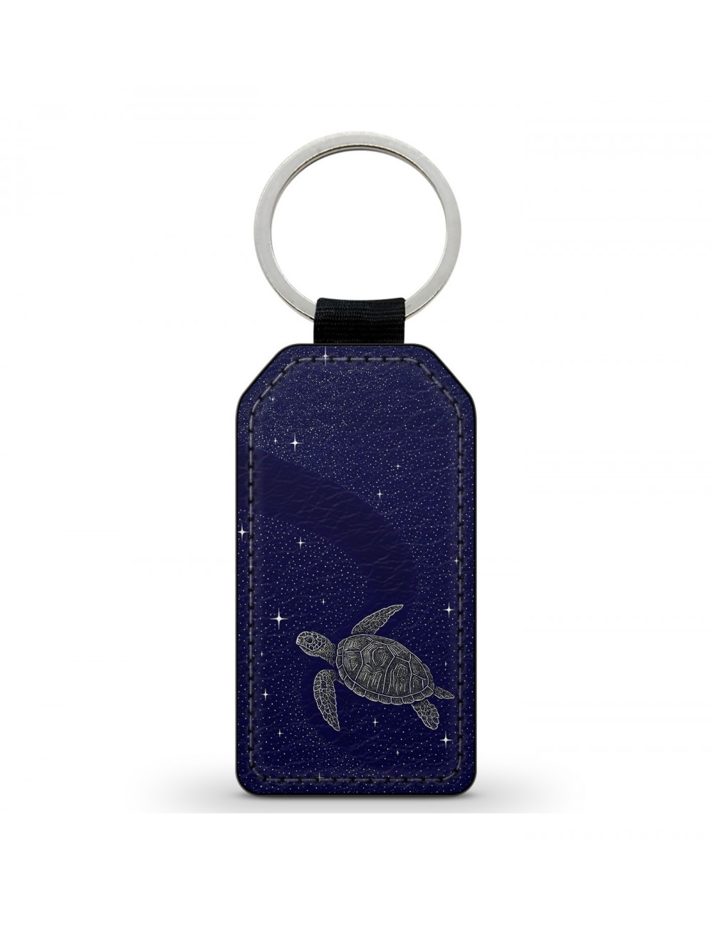 Porte-Clés en simili cuir Tortue et Etoiles Porte-Clés en simili cuir Tortue et Etoiles