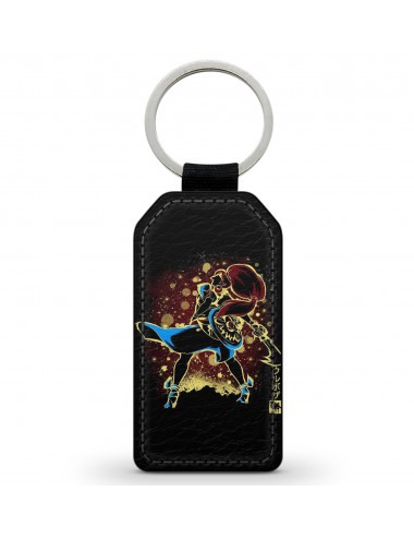 Porte-Clés Clefs Keychain Simili Cuir Zelda Urbosa Artwork 