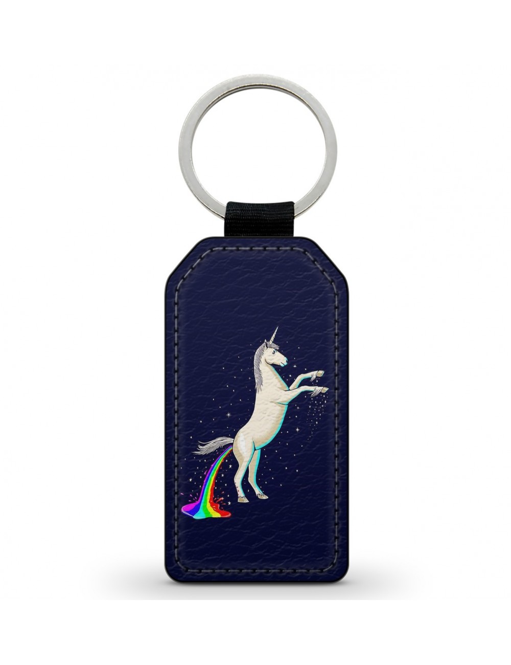 Porte-Clés Clefs Keychain Simili Cuir Licorne Unicorn Cute Mignon Kawaii (15)  