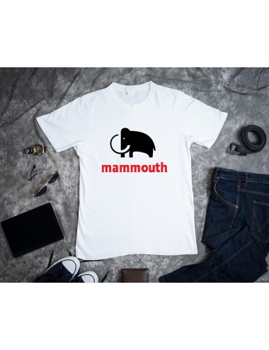 T-Shirt Blanc pour homme Mammouth 