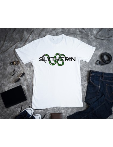 T-Shirt Blanc pour homme Slytherin 