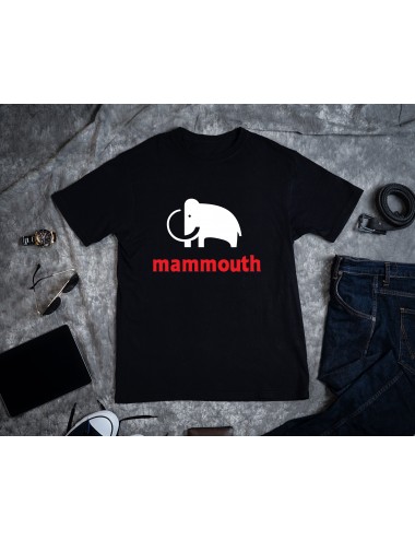 T-Shirt Noir pour homme mammouth 